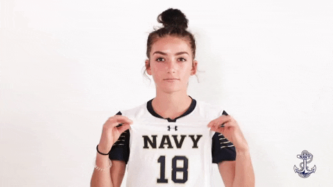 Gina Peraino GIF by Navy Athletics