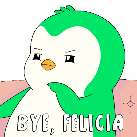 Bye Felicia Sticker by Abster