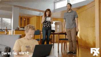 no way peace GIF by You're The Worst 