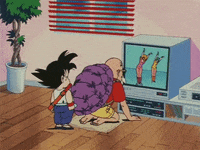 dragon ball exercise video GIF