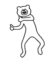 Bear Ok Sticker by takadabear