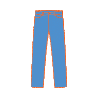 Vinokilo denim vinokilo denimlove vintagelove Sticker