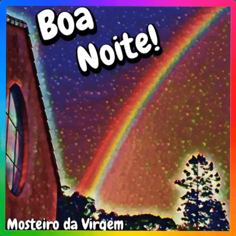 Good Night Rainbow GIF by Mosteiro da Virgem