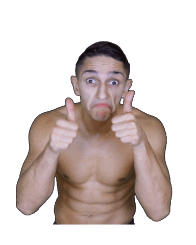 fitness thumbs up Sticker by Daniel Flefil