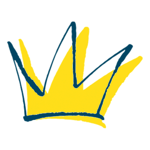 King_of_the_lake yellow queen king race Sticker