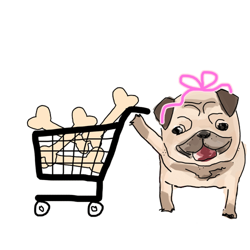dog Sticker by Yeah Bunny