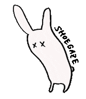 COLLAPSEjpn rabbit うさぎ shoegaze gazing Sticker