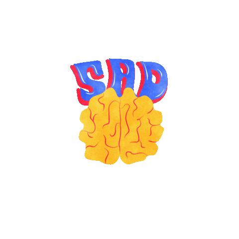 elliemerez giphyupload sad cry brain Sticker