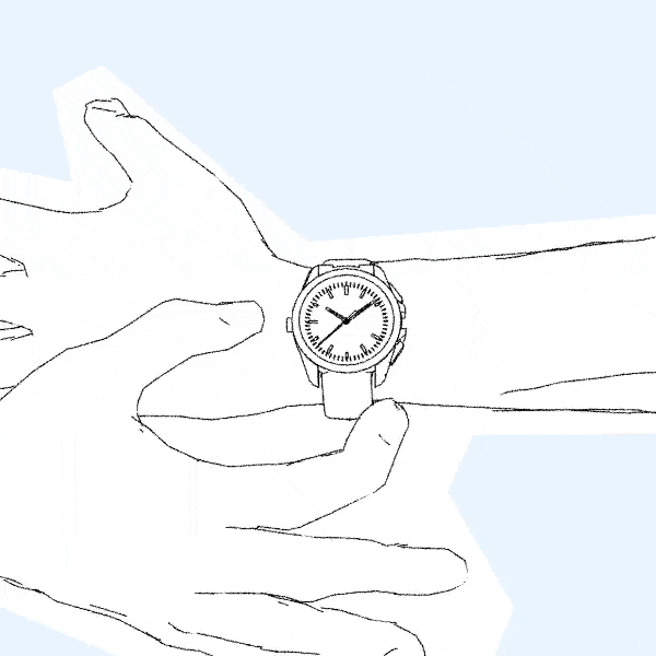 what time is it art GIF by David Koblesky