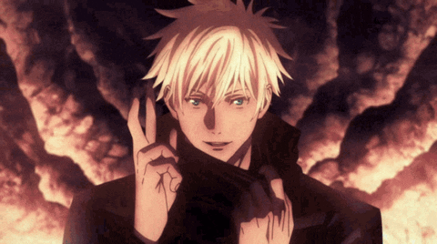 johanleibert anime cool jujutsu kaisen gojo GIF