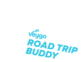 Driving Road Trip Sticker by Veygo