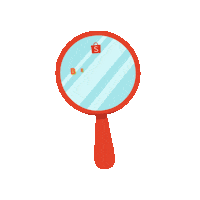 Makeup Mirror Sticker by shopeeph