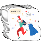 Brecho Usados Sticker by Cabide Brechó