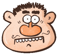 Morning After Face Sticker by Careless Doodles