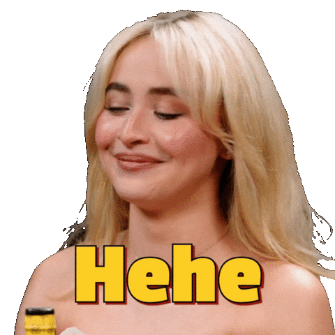 Sabrina Carpenter Lol Sticker by First We Feast