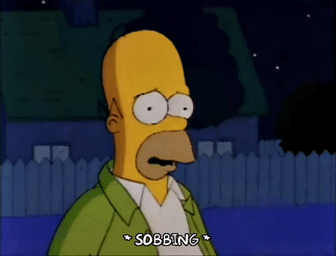 Season 3 Crying GIF by The Simpsons