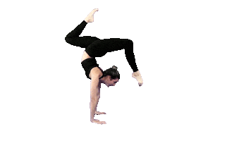 boho_stretching boho stretching split flexible Sticker