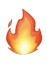 Fire Flame Sticker