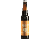 quaffonbrewingco beer craftbeer porter peanutbutter Sticker