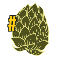 Mr_Hoppy beer mr cerveja chopp Sticker