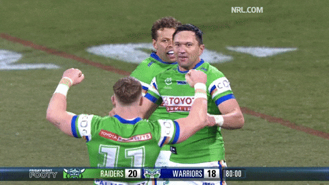 Rugby League Nrl GIF by Canberra Raiders