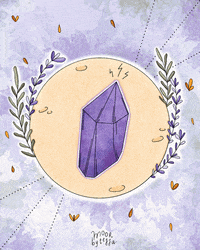 studiomoor moon crystal spiritual magical GIF