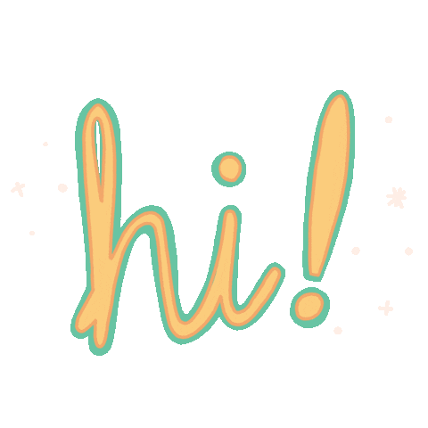Stars Hello Sticker by Lauren Fox