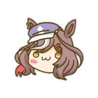 Pretty Derby Uma Musume Sticker by Fluffy the Thunder God 雷神阿毛