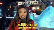 Jeannie Mai Holey Moley GIF by ABC Network