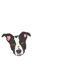 Dog Heart Sticker by daylynn