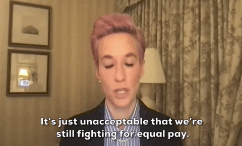 Megan Rapinoe Equal Pay Day GIF by GIPHY News