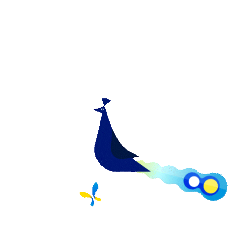 Lights Peacock Sticker by CelcomDigi