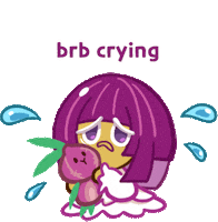 Sad Tears Sticker by cookierun