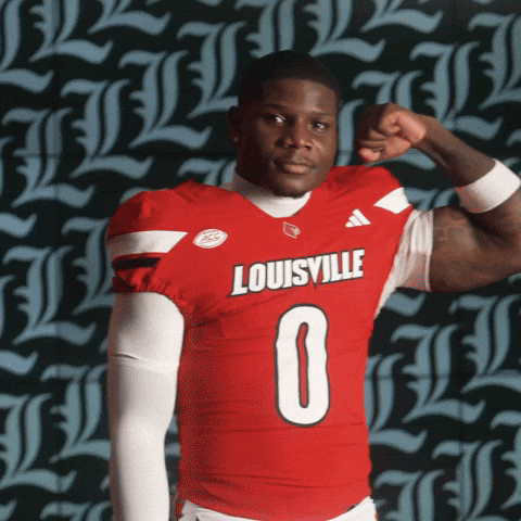 University Of Louisville Football GIF by Louisville Cardinals