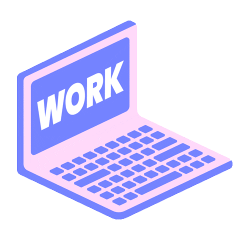 Work Office Sticker by Beeldprikkels