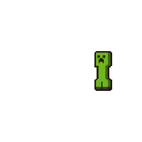 RandomPixels minecraft boom creeper Sticker