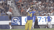 Los Angeles Rams Kiss GIF by NFL