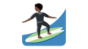 Surfs Up Surf Sticker by EmojiVid