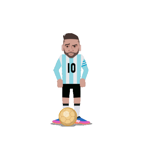 Vamos Lionel Messi Sticker by SportsManias
