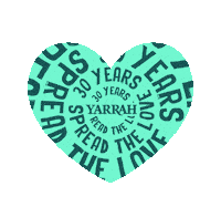 Yarrah_petfood 30 years spread the love yarrah yarrah organic Sticker