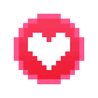 Pixel Love Sticker by joojaebum