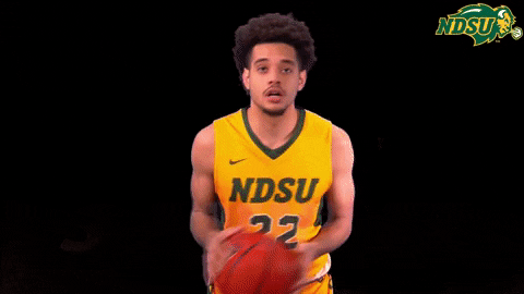 Hunter Three Pointer GIF by NDSU Athletics