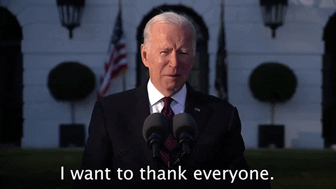 Joe Biden Thank You GIF by The Democrats