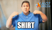 shirt total physical response GIF by ALO7.com