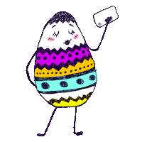 Spring Selfie Sticker