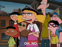 hey arnold nicksplat GIF