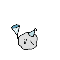 Party Birthday Sticker
