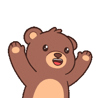 Happy Lets Go Sticker by BEARISH