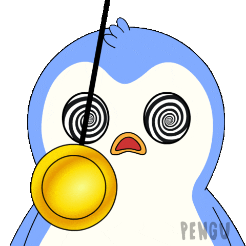 Penguin Hypnotizing Sticker by Pudgy Penguins