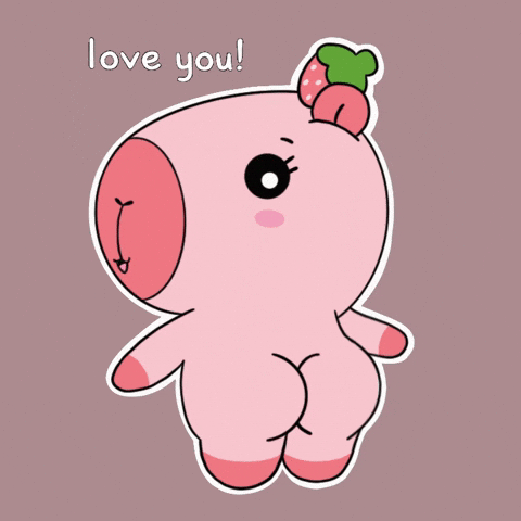 I Love You Heart GIF by CAPY-ERA